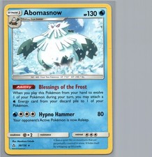 Abomasnow | 38/156 Rare | SM - Ultra Prism | NM
