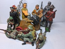 Lineol,Manoil,Barclay Lot Of Toy Soldiers As-is