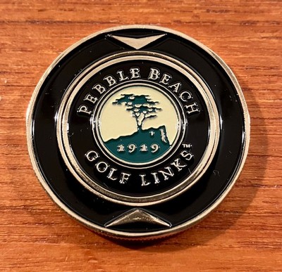 Pebble Beach Golf Links (California) Metal Magnacoin Logo Golf Ball Marker