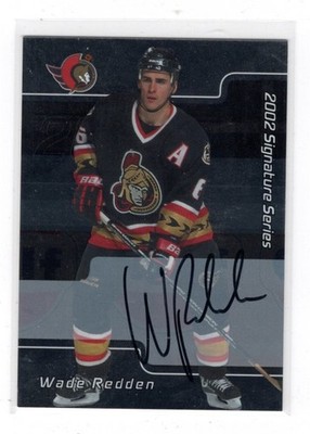2001/02 BAP Signature Series Autographs #27 Wade Redden Auto