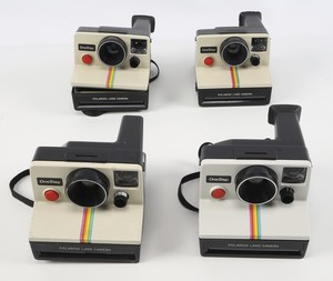 Lot of (4) Polaroid One Step Instant Film Cameras (UNTESTED)