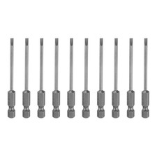 10pcs SL3 Magnetic Slotted Screwdriver Bits 3mm Flat Head Screwdriver Bit 3"