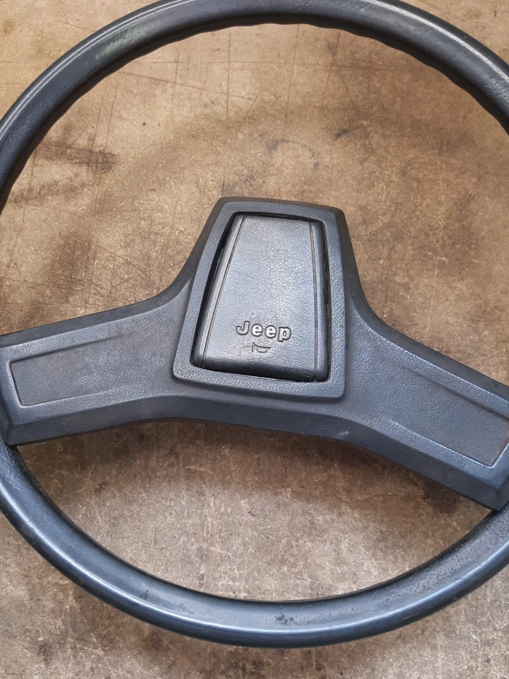 ✅VOLANTE COMPLETO Jeep Cherokee XJ 84-94 OEM FÁBRICA Negro ENVÍO GRATUITO Foto 4 de 4