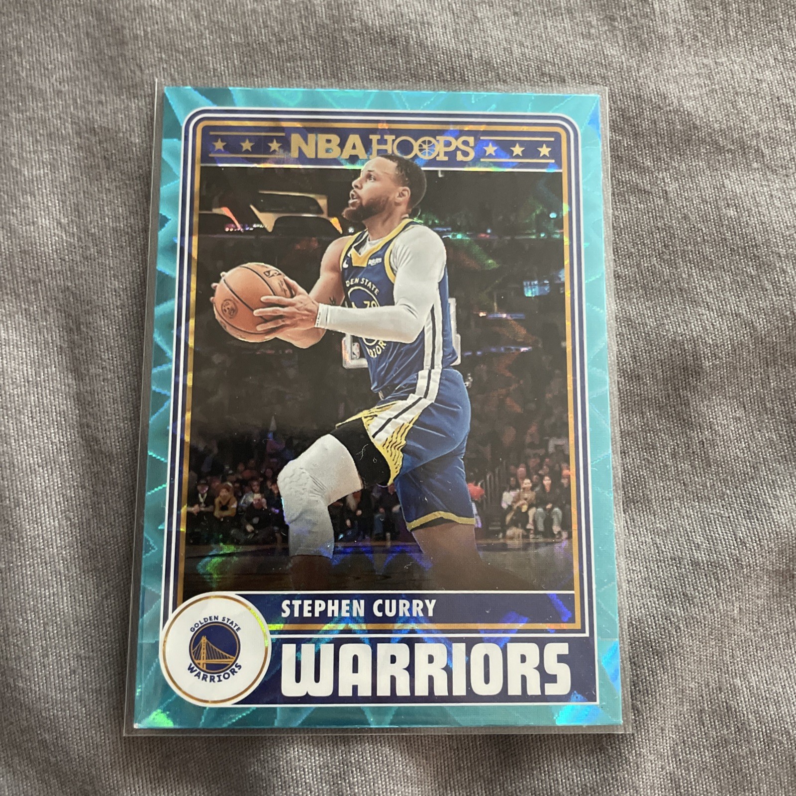 2023-24 Panini NBA Hoops - Hoops Tribute Stephen Curry #292 Teal Explosion