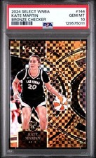 2024 PANINI SELECT WNBA  KATE MARTIN #144 BRONZE CHECKER 09/49 PSA 10