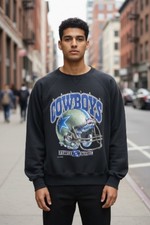 Dallas Cowboys VTG 1993 Sweatshirt Mens M Made In USA Graphic Salem Sportswear
