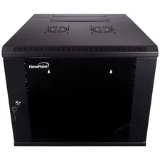 NavePoint Wall-Mount Network Cabinet for 19" IT Equipment, A/V, PERFORATED Door