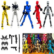Dumwick Titan13 Action Figure, Lucky Robot 13 Action Figure,3D Printed Multi-...