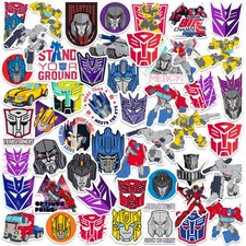 TRANSFORMERS VARIETY DIE CUT VINYL 50 CT STICKER PACK