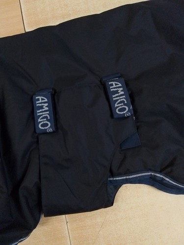 Horseware Ireland Amigo 3" 200g Navy Fohlendecke Ripstop - Bild 3 von 9