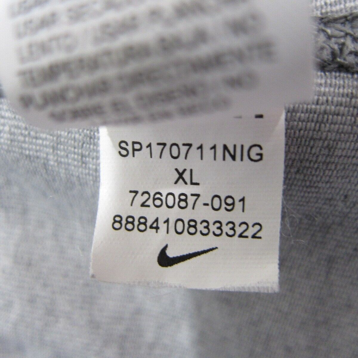 Nike Women's size XL Gray LEG-A-SEE Exploded Spell Out Logo Leggings thumbnail 9