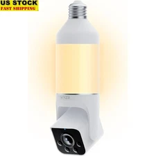 2K HD Outdoor Security Camera Bulb Motion Detection Smart Light Alexa Assistant