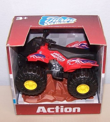 Action Turbo Wheels ATV Diecast Red Black Yellow Model MPN 091225 Age 3+ Series