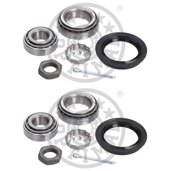 2X Optimal RADLAGER-SATZ Hinten Vorne Passend FÜR Audi 100 50 60 75 80 90 Coupe-image