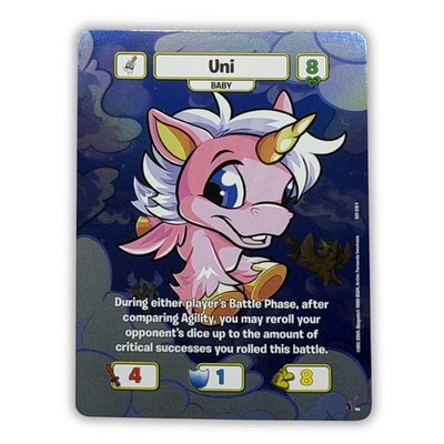 Baby Uni | Neopets Battledome Tcg UD 25th Anniversary #218 Regular Foil