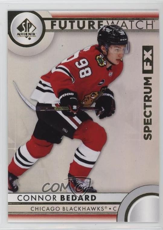 2023-24 SP Authentic Spectrum FX Future Watch Connor Bedard #S-91 1f60