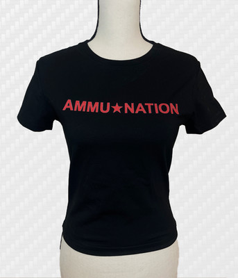 Gta V Ammunation logo ps5 ps4 console rockstar video game bodycon t shirt women