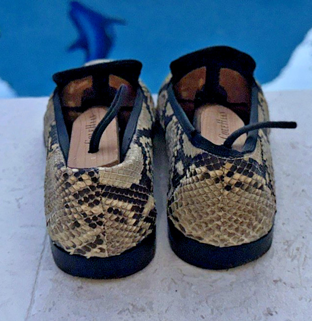 CELINE MULTI COLOR PYTHON LEATHER FLATS Sz 36 MAD… - image 6