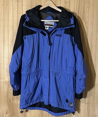 Precision Mountaineering Ski/Snowboard Jacket Men's Large Blue and Black