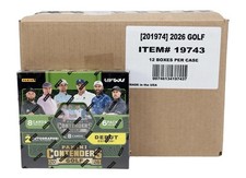 2026 PANINI CONTENDERS LIV GOLF HOBBY 12-BOX CASE FACTORY SEALED