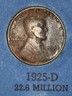 1925-D Lincoln Wheat Cent • #F804 Denver Lincoln Wheat