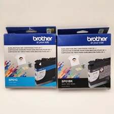Bother SP01C and SP01BK Sublimation Ink Cartridges (One Of Each ) Best use 09/25
