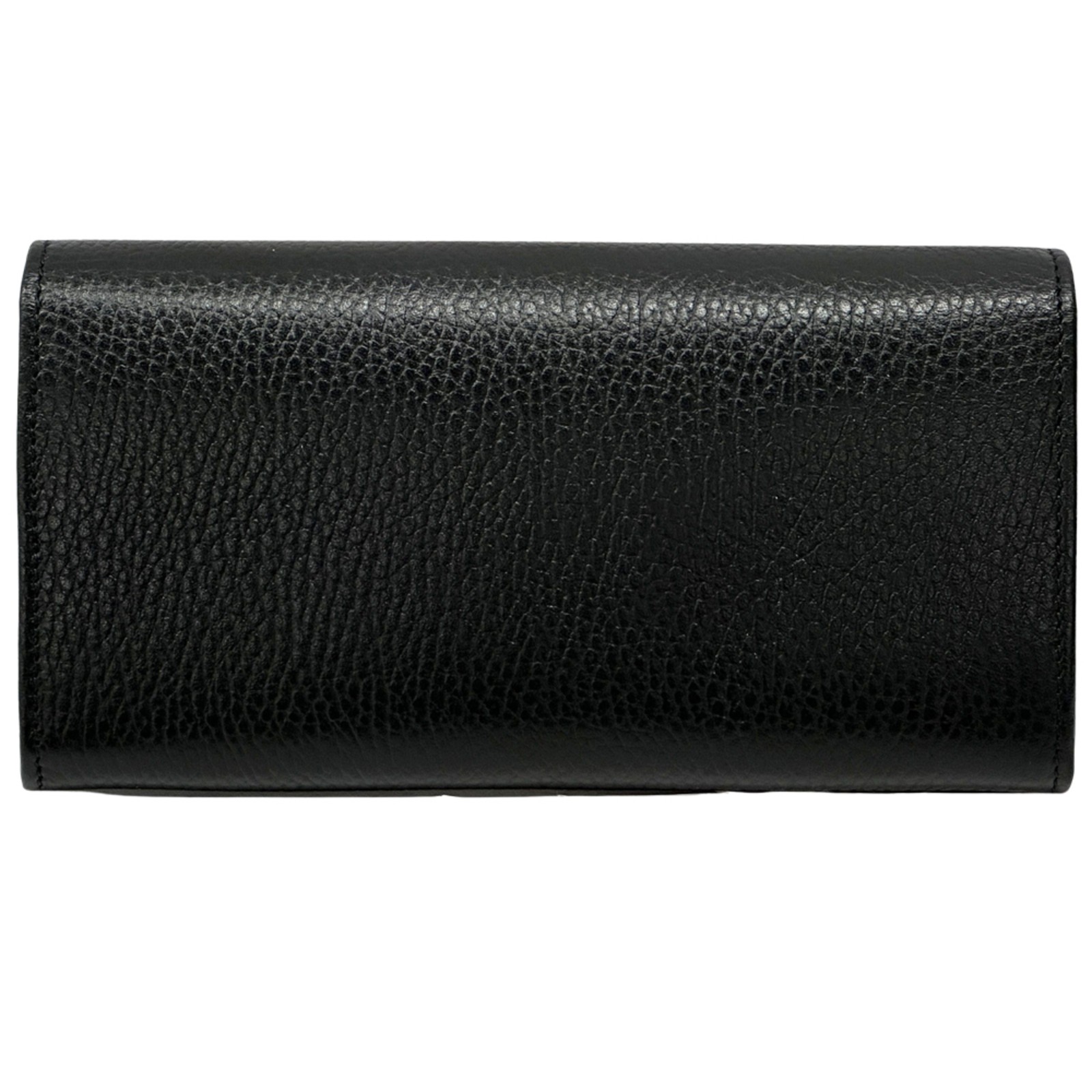 Gucci Women's Interlocking Long Wallet in Black Leather (615524) GZl1ffkw thumbnail 2