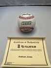 Andruw Jones Signed Baseball w/COA  *Autographed HOF* Atlanta Braves  (See Pics)