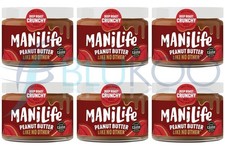 Image of Manilife Deep Roast Crunchy Peanut Butter - Pack of 6 (275g each)