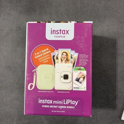 Fujifilm Instax Mini LiPlay Hybrid Instant Camera Bundle w/ 20-Pack Film & More
