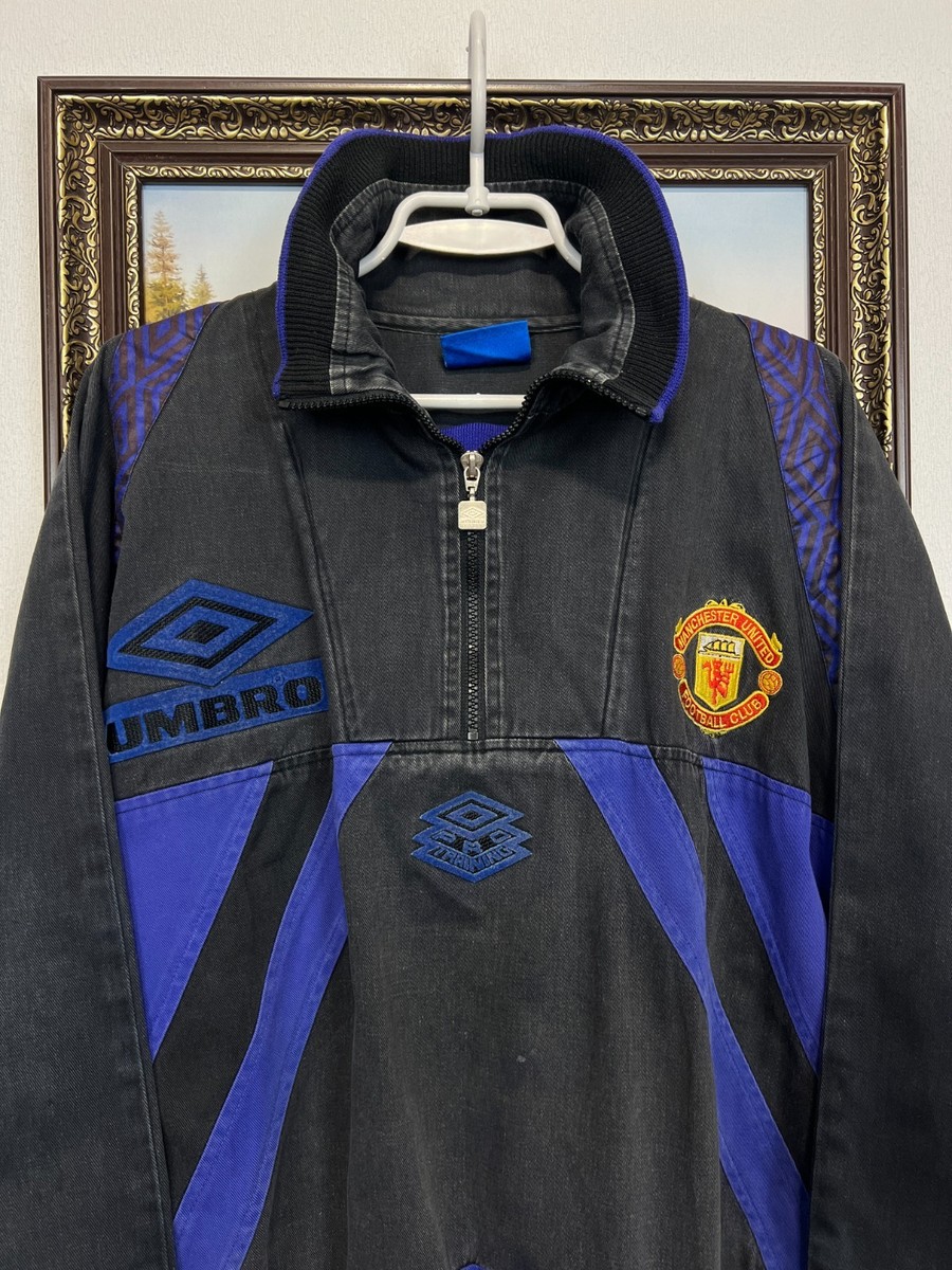 Vintage 90's Umbro Manchester United Football Jacket Soccer
