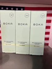 Boka Nano-Hydroxyapatite Toothpaste Ela Mint 3.4oz – Pack of 3, Fluoride-Free