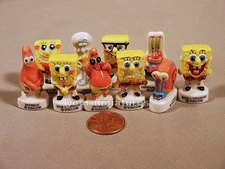 SpongeBob Squarepants and Friends Porcelain Figurines Epiphany Cake Feves