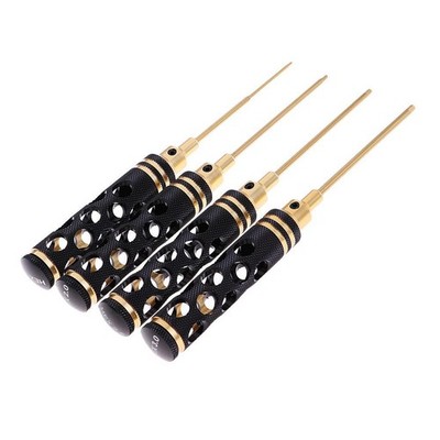 4 stücke carbon stahl hex schraubenzieher 1,5 / 2,0 / 2,5 / 3,0 rc spielzeug
