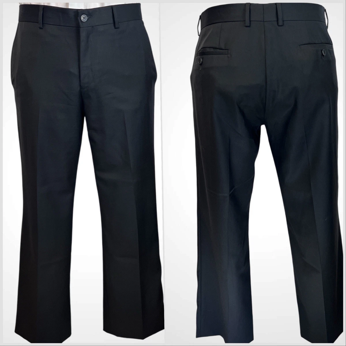 Emporio Armani Black Regular Size Pants for Men for sale | eBay
