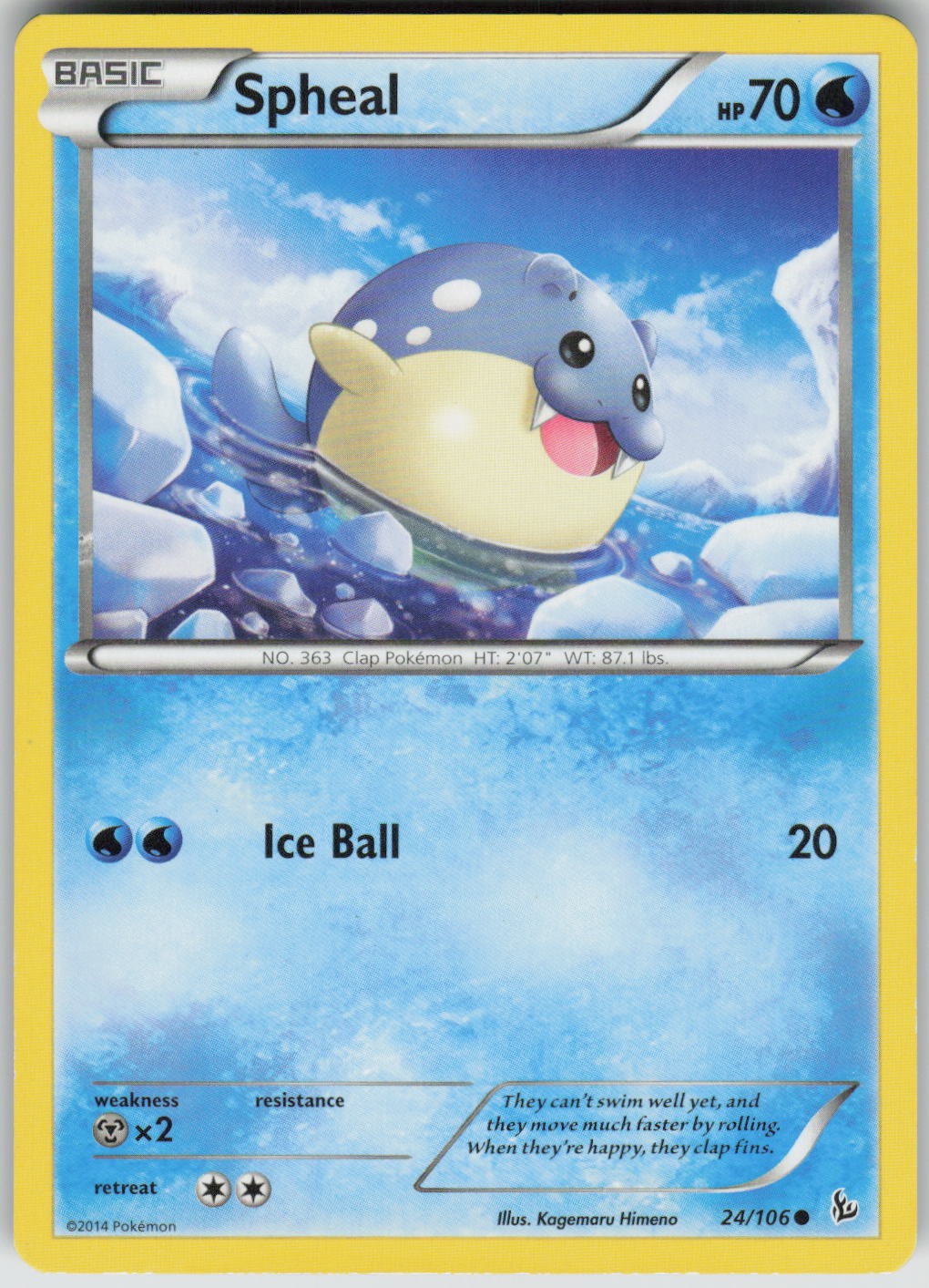 Spheal Common Flashfire LP 24/106