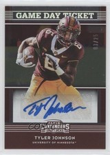 2020 Panini Contenders Draft Picks Bowl Ticket /25 Tyler Johnson #28 Auto 9r9
