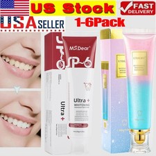 1-6pack Niacinamide Whitening Toothpaste Refreshing Clean Teeth For Men Women