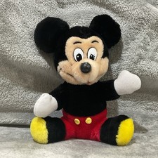 Mickey Mouse Plush Vintage 80s Authentic Disneyland Walt Disney Rare