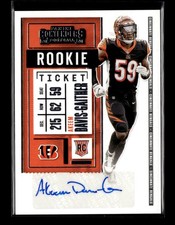 2020 Panini Contenders #196 Akeem Davis-Gaither RC AUTO