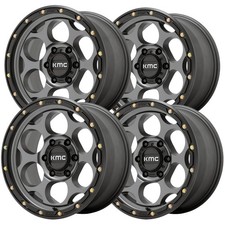 (Set of 4) KMC KM541 Dirty Harry 17x8.5 8x6.5