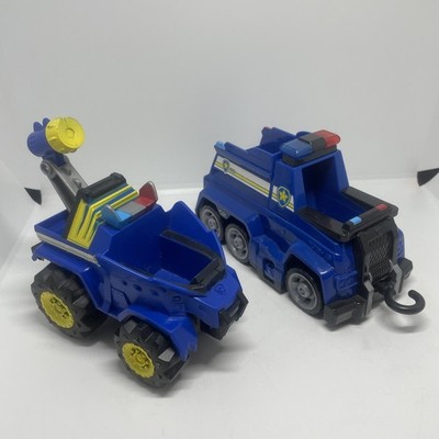 Chase s Deluxe Rev Up Dino Rescue Friction Wheels, Police Cruiser Paw Patrol