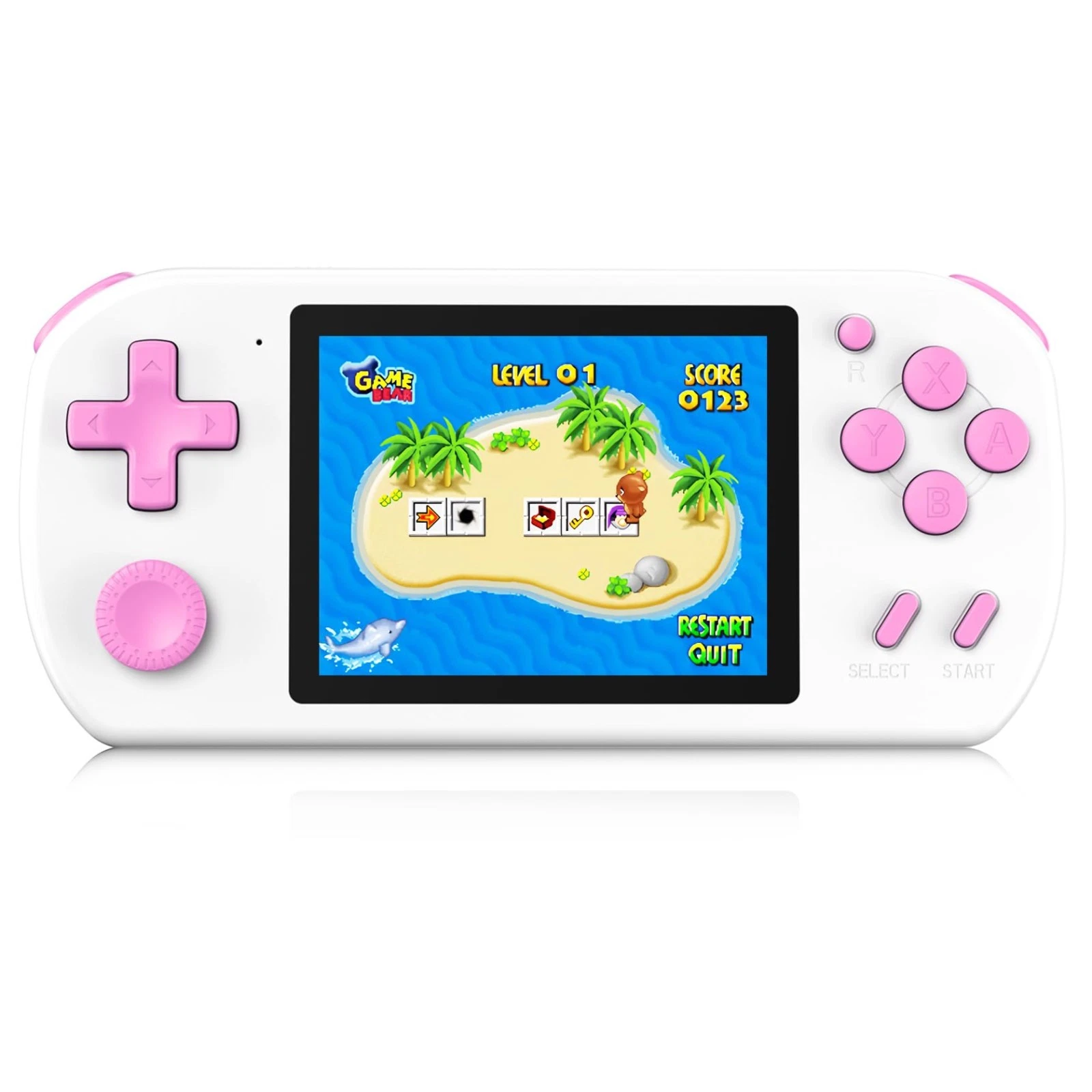 Portable 218 Retro Game Player, 3.0" Screen Handheld Video Games for Kids