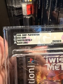 Twisted Metal 2 VGA 90 Sealed PS1 PlayStation 1 Black Label Graded Holy Grail
