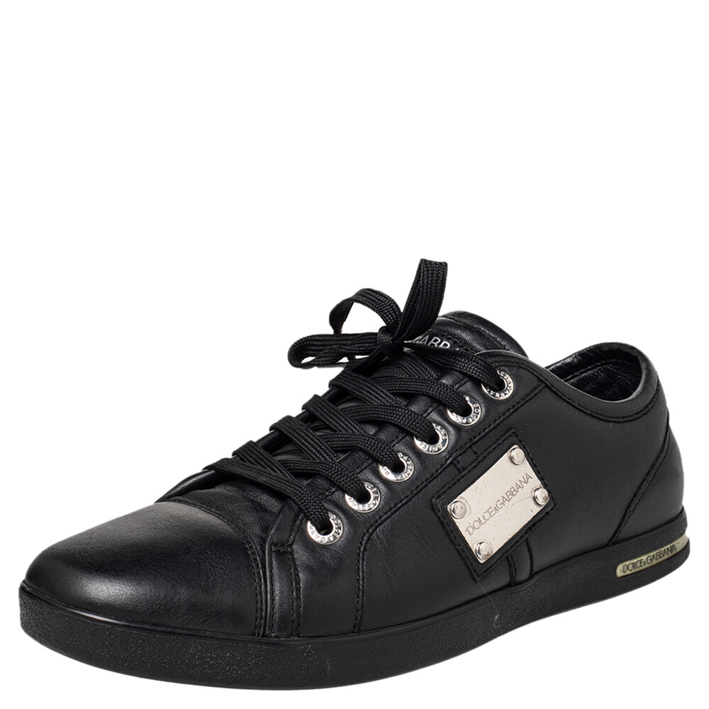 Dolce & Gabbana Black Cap Toe Low Top Sneakers Size 40.5 | eBay Dolce & Gabbana Black Cap Toe Low Top Sneakers Size 40.5 | eBay