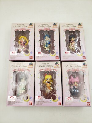 Sailor Moon Twinkle Dolly Part 1 Mini Figure Charm Strap Full Set Bandai H.K.