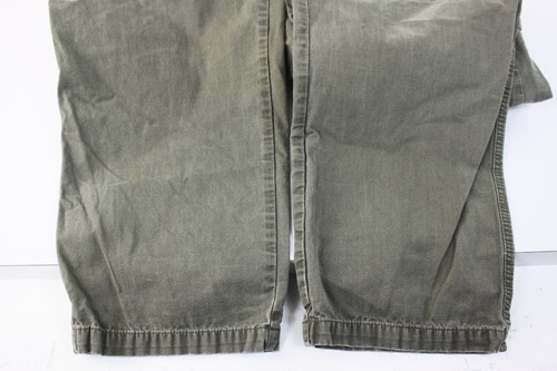 Faded Glory Men's 34 x 31 Green Laundered Khaki Jeans   #C830 - Picture 4 of 6