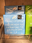 FUN PARTY BEVERAGE NAPKINS - Even the Calendar says WTF ... 20ct Made In Germany