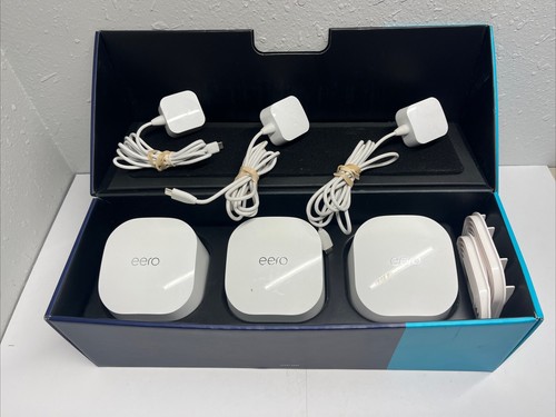 Amazon eero 6 Mesh Wi-Fi System 3-pack (1 Router + 2 Extenders)