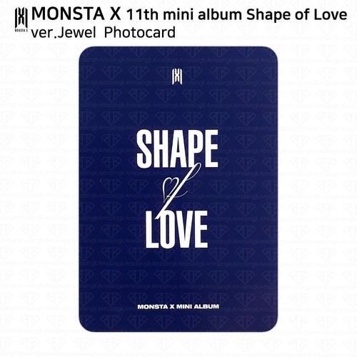 Monsta x 11. Mini Album Shape of Love offizielle Fotokarte Polaroid KPOP K-POP - Bild 86 von 92